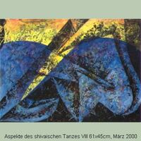 malereiaufpap (6)Aspekte des shivaischen Tanzes VIII 61 x 45, Maerz 2000