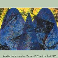 malereiaufpap (7)Aspekte des shivaischen Tanzes VII 61 x 45, August 1999